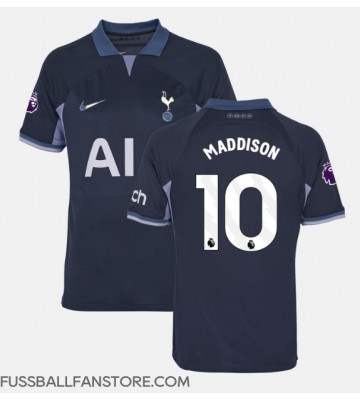 Tottenham Hotspur James Maddison #10 Replik Auswärtstrikot 2023-24 Kurzarm
